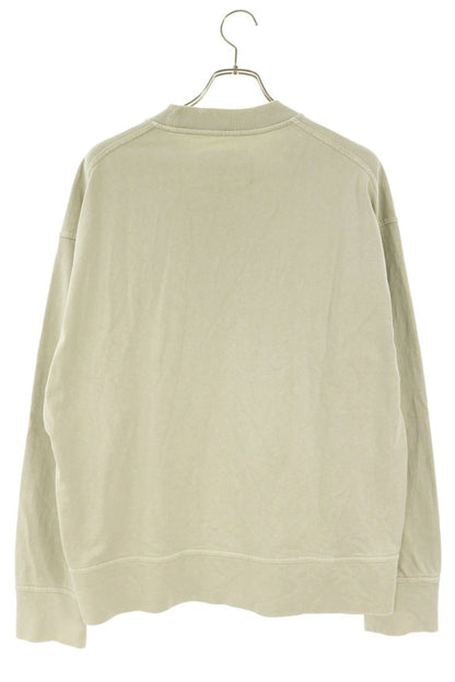 JILSANDER Cotton Crewneck Sweatshirt Olive Size M