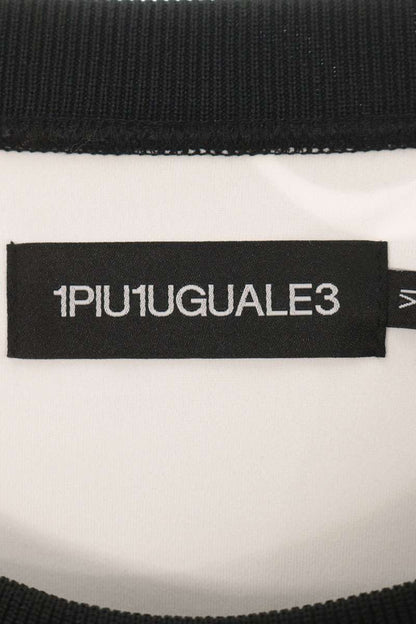 1piu1uguale3 Crazy Jersey Big Sweatshirt Black/White Size 4