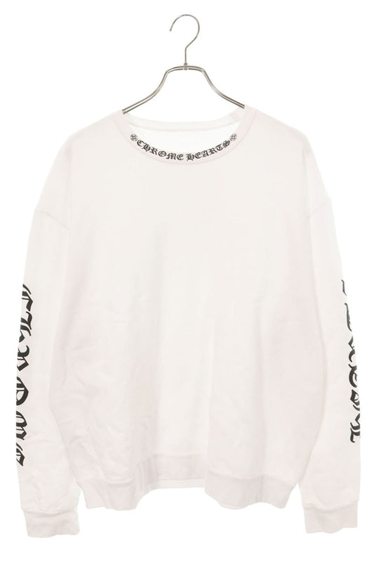 Chrome Hearts SWTSHRT PLVR Neck Crewneck Sweatshirt Size M