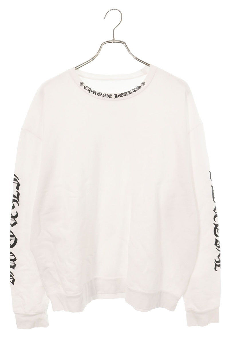 Chrome Hearts SWTSHRT PLVR Neck Crewneck Sweatshirt Size M