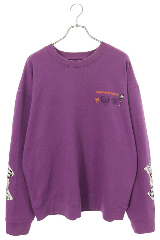 Chrome Hearts PPO I WANT MORE NOT Print Sweatshirt Size XL
