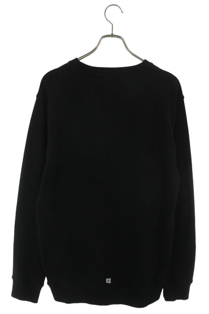 GIVENCHY Logo Print Crewneck Sweatshirt Black Size M