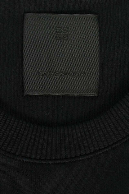 GIVENCHY Logo Print Crewneck Sweatshirt Black Size M