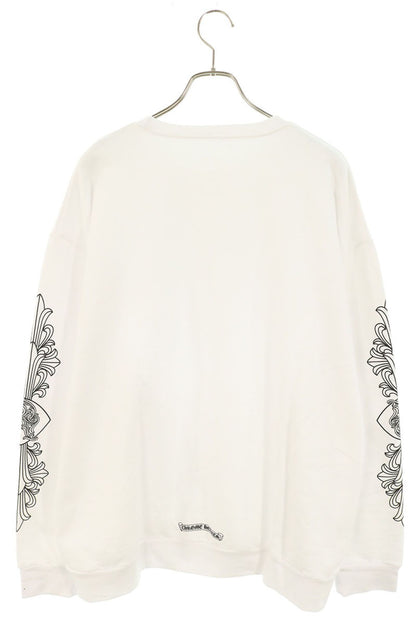 Chrome Hearts Floral Cross Crewneck White/Black Size XL