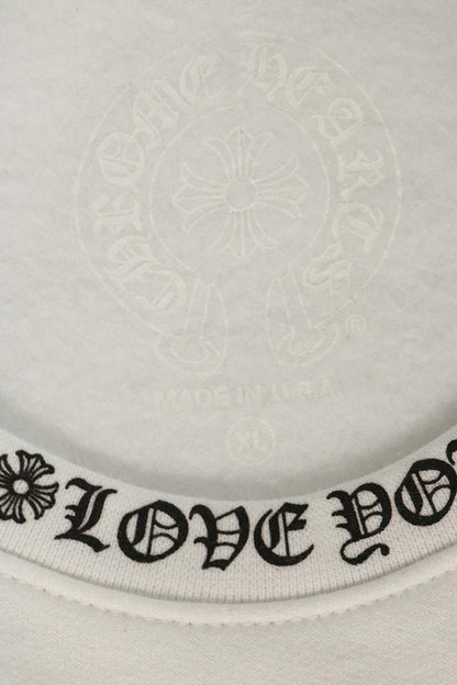 Chrome Hearts Floral Cross Crewneck White/Black Size XL