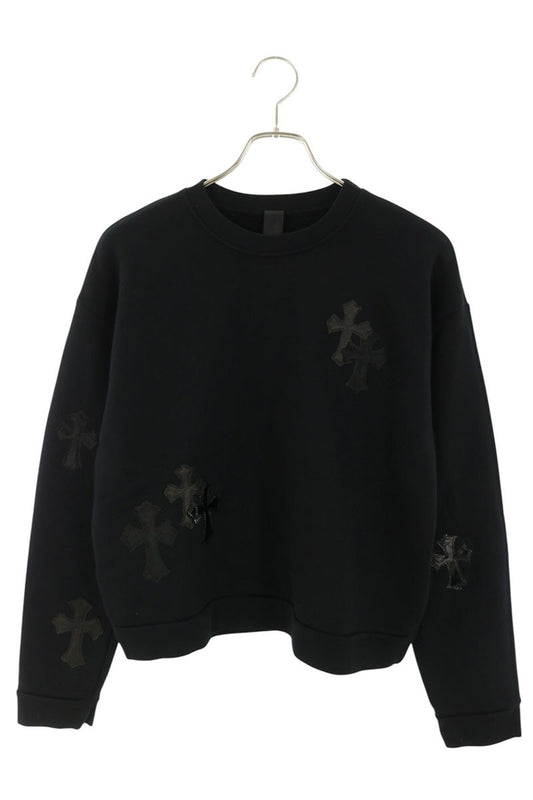 Chrome Hearts SWTSHRT Leather Cross Patch Sweatshirt Size S