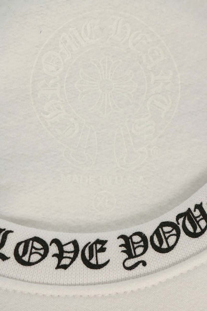 Chrome Hearts SWTSHRT PLVR LOVE YOU Print Sweatshirt Size XL