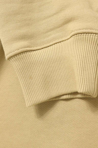 FENDI FF Pattern Pocket Crewneck Sweatshirt Beige Size M