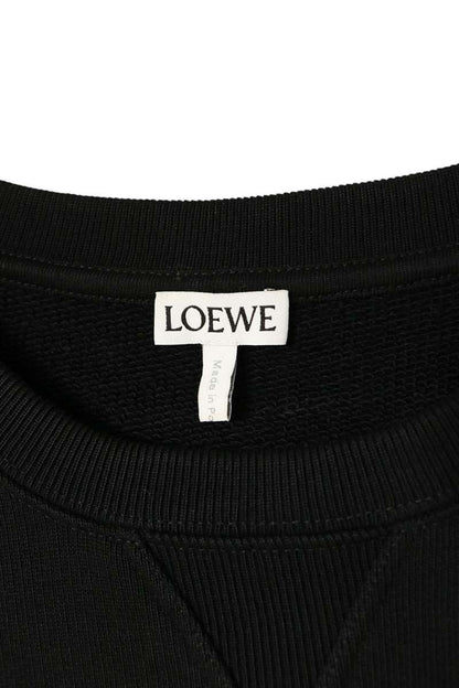 LOEWE Fringe Anagram Logo Sweatshirt Black Size L