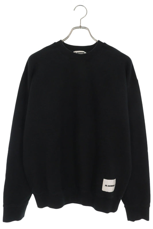 JILSANDER Cotton Crewneck Sweatshirt Black Size S