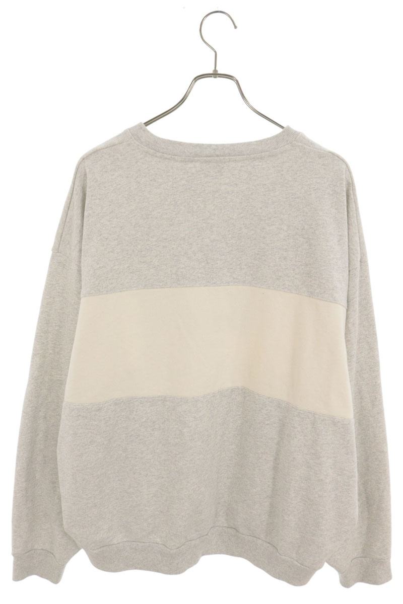 KITH 24SS Nelson Rugby Crewneck Gray/Green Size XXL