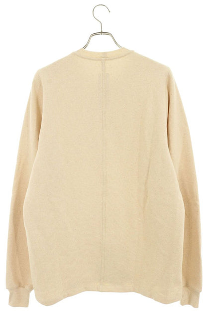 Rick Owens 25SS Short Crewneck Sweatshirt Beige Size S