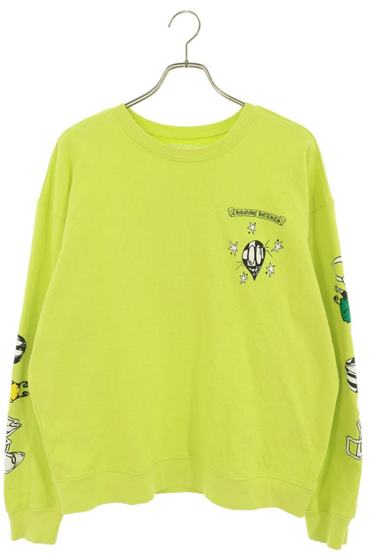 Chrome Hearts MATTYBOY Print Sweatshirt Green Size XL