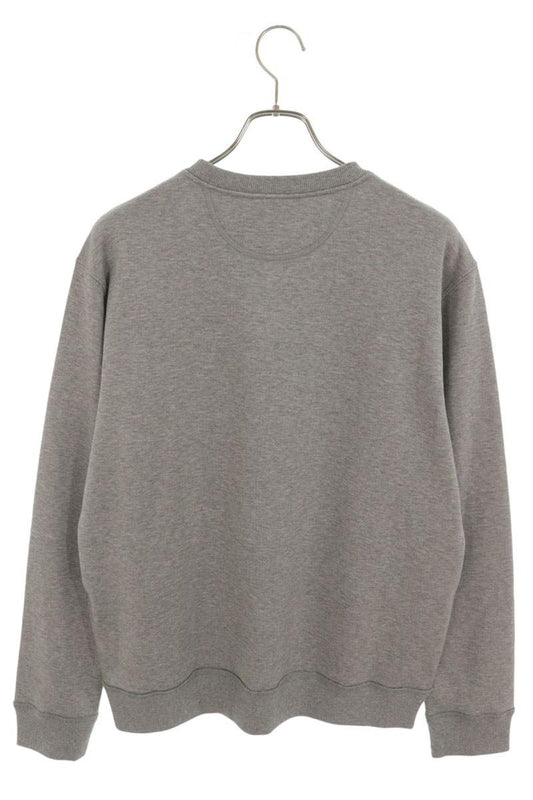 VALENTINO Print Cotton Blend Sweatshirt Gray Size M