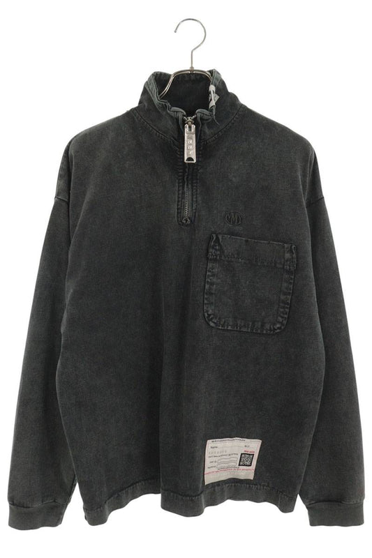 MIHARAYASUHIRO Washed Half-Zip Sweatshirt Gray Size 46