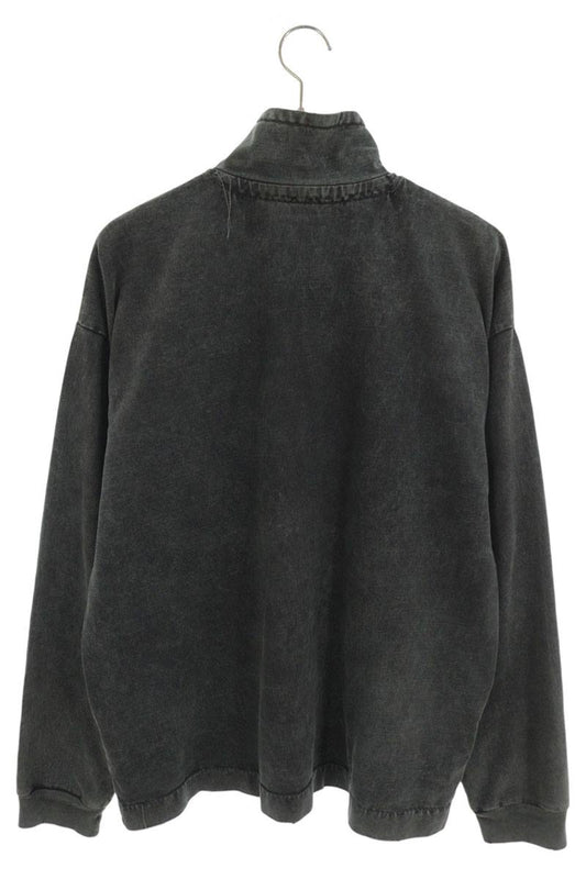 MIHARAYASUHIRO Washed Half-Zip Sweatshirt Gray Size 46