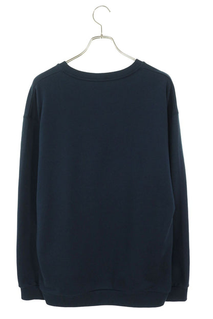 CELINE Triomphe Embroidery Loose Sweatshirt Navy Size M