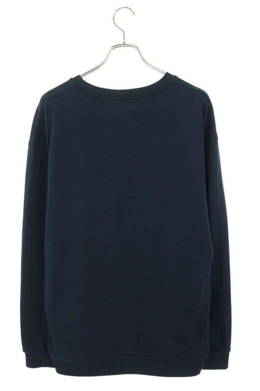 CELINE Triomphe Embroidery Loose Sweatshirt Navy Size M