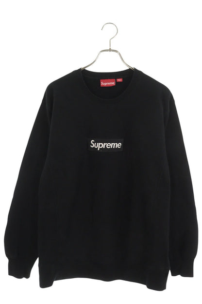 SUPREME Box Logo Cotton Crewneck Sweatshirt Black Size L