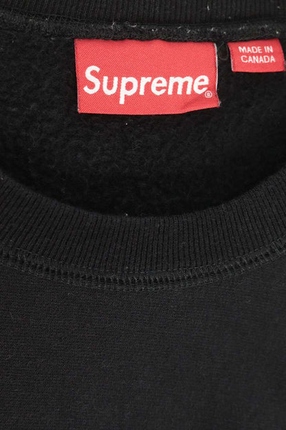 SUPREME Box Logo Cotton Crewneck Sweatshirt Black Size L