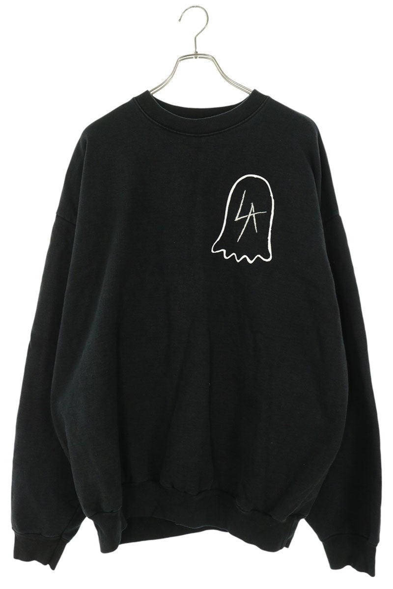 LOCAL AUTHORITY Ghost Embroidered Sweatshirt Black Size XXL