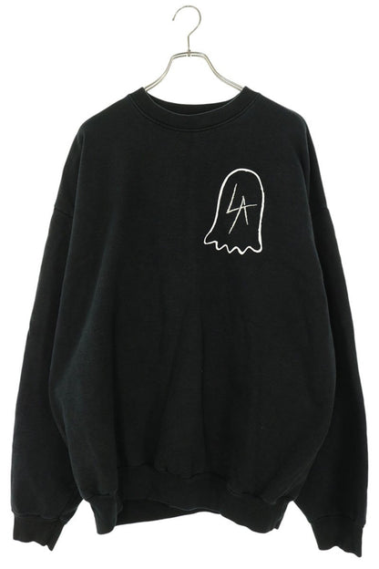 LOCAL AUTHORITY Ghost Embroidered Sweatshirt Black Size XXL