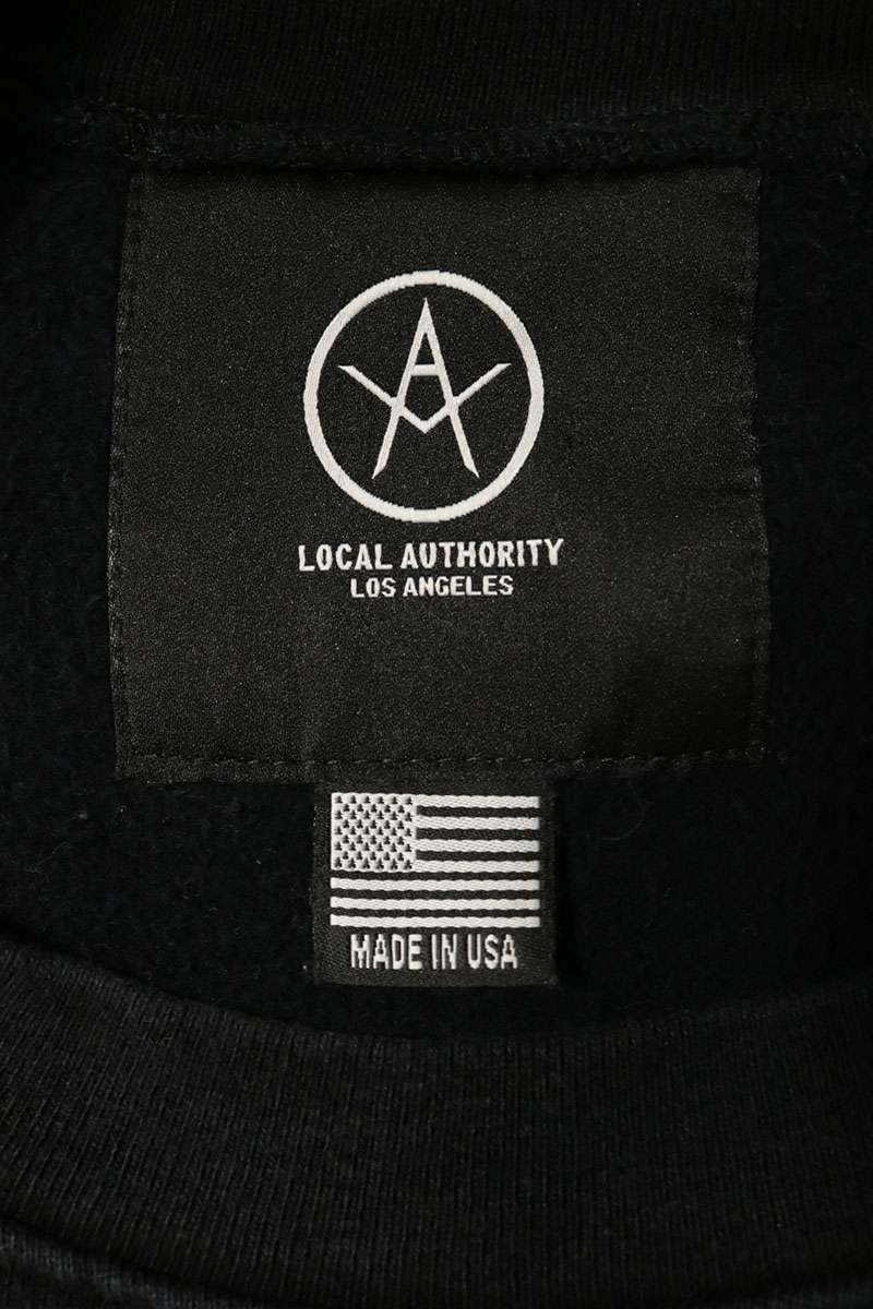 LOCAL AUTHORITY Ghost Embroidered Sweatshirt Black Size XXL