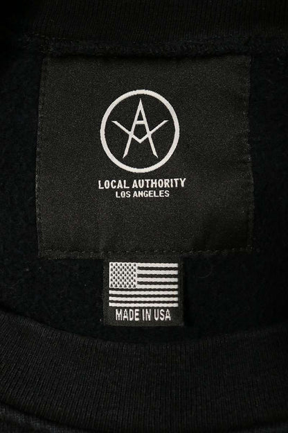 LOCAL AUTHORITY Ghost Embroidered Sweatshirt Black Size XXL