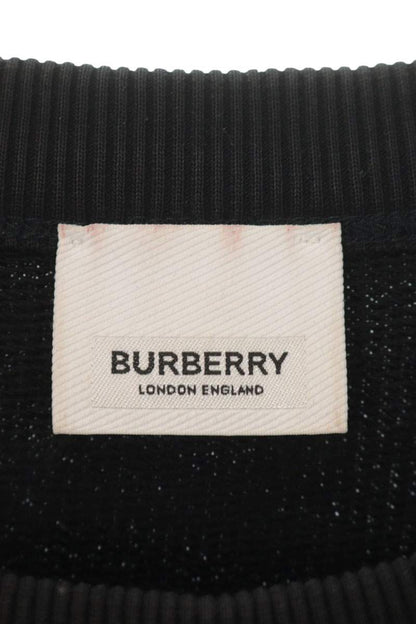 Burberry 8011357 Front Logo Sweatshirt Black Size L
