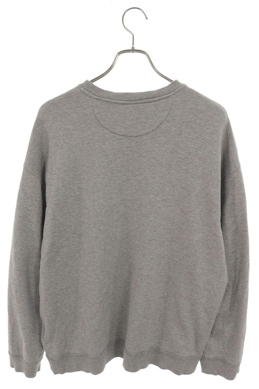 VALENTINO Embossed Logo Sweatshirt Gray Size S