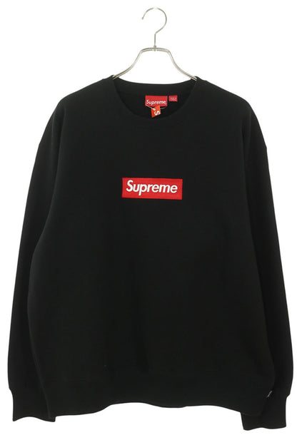 SUPREME 22AW Box Logo Crewneck Sweatshirt Black Size L