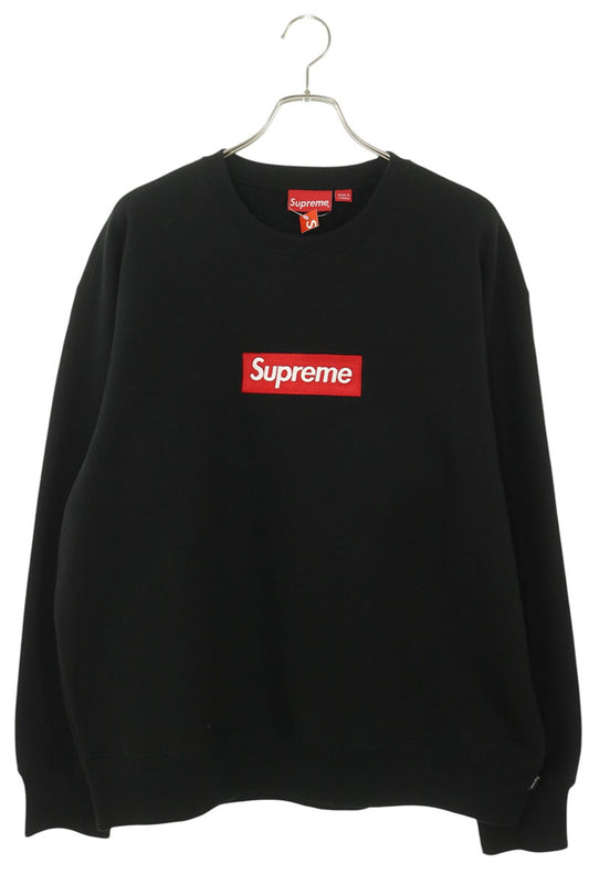SUPREME 22AW Box Logo Crewneck Sweatshirt Black Size L