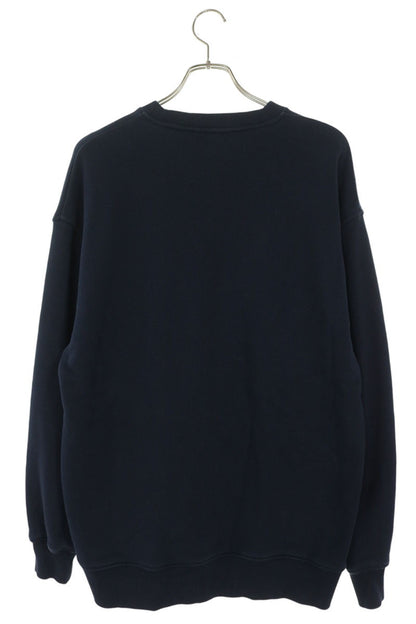 ACNE STUDIOS Logo Embroidery Crewneck Sweatshirt Navy Size M