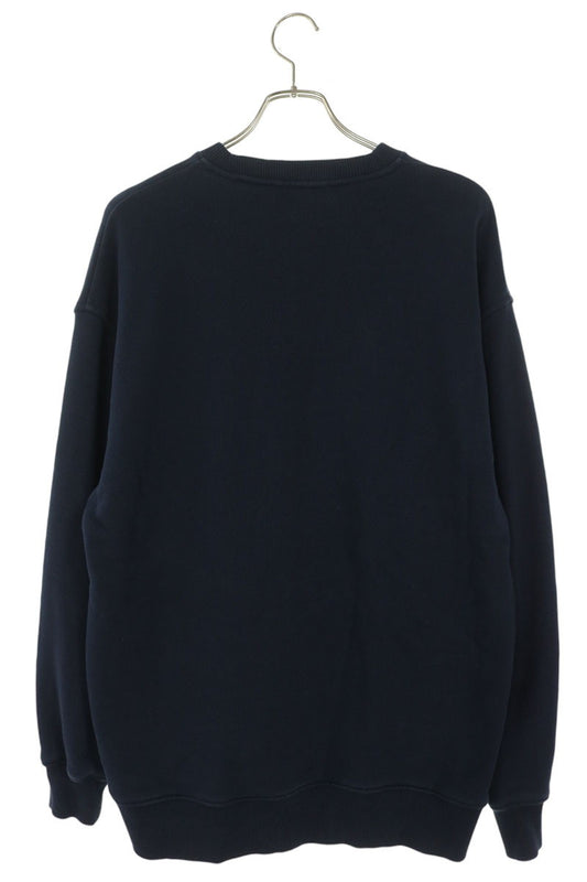 ACNE STUDIOS Logo Embroidery Crewneck Sweatshirt Navy Size M
