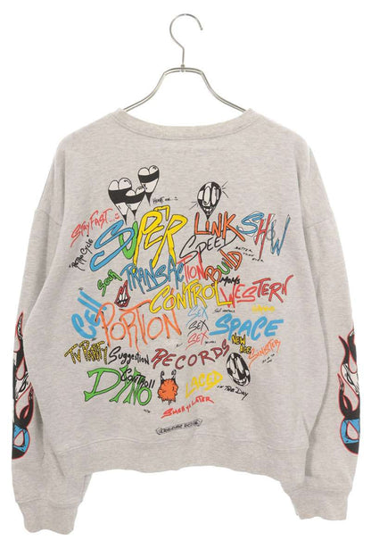 Chrome Hearts PPO BRAIN MATTY BOY Sweatshirt Gray Size XL