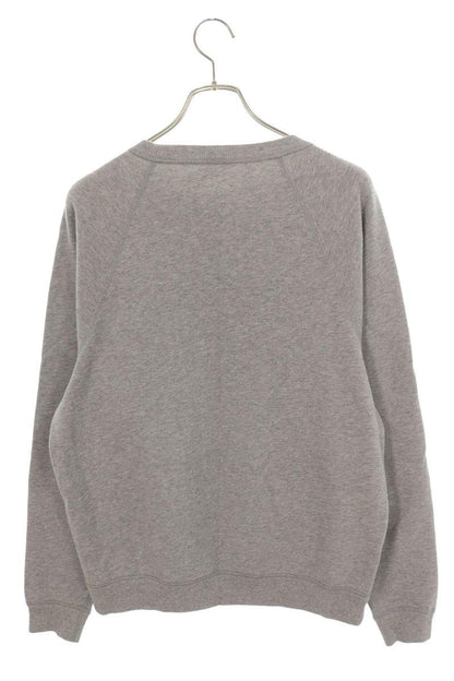 CELINE Logo Emblem Print Crewneck Sweatshirt Gray Size M