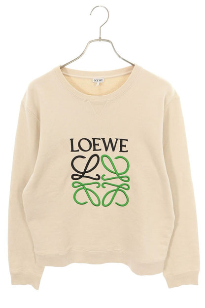 LOEWE Anagram Embroidered Crewneck Sweatshirt Beige Size L