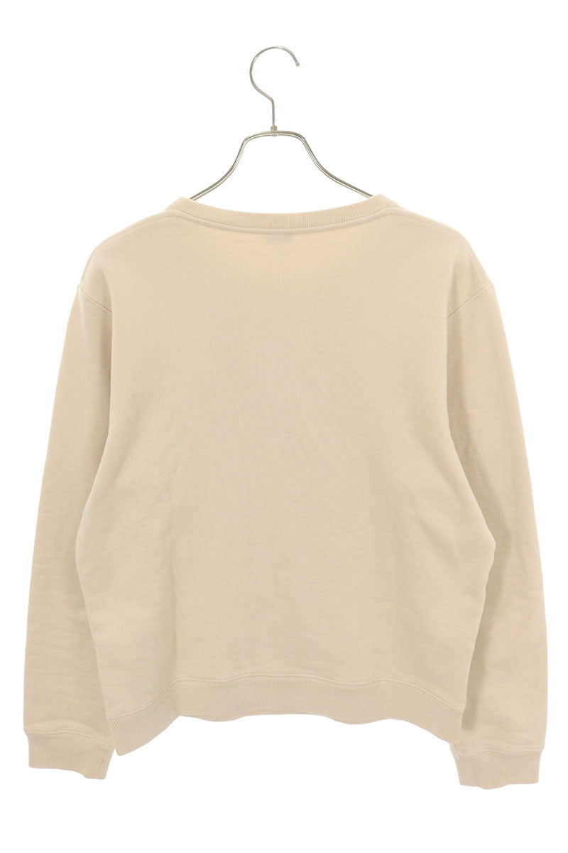 LOEWE Anagram Embroidered Crewneck Sweatshirt Beige Size L