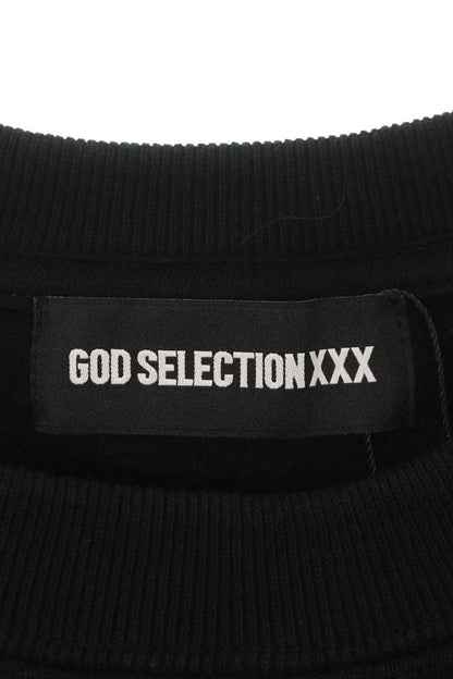 GOD SELECTION XXX Logo Print Sweatshirt Black Size M