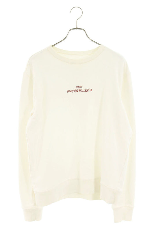 Maison Margiela Inverted Logo Sweatshirt White Size 48