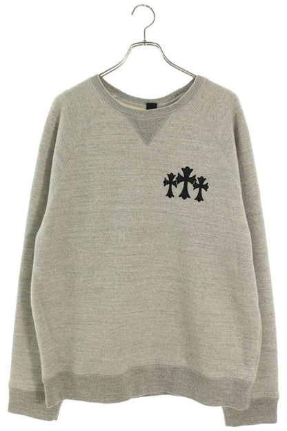 Chrome Hearts 7-11 Crew Back CH Cotton Sweatshirt Size L
