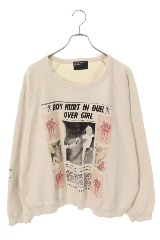 ENFANTS RICHES DEPRIMES BOY HURT IN CREWNECK White Size XL