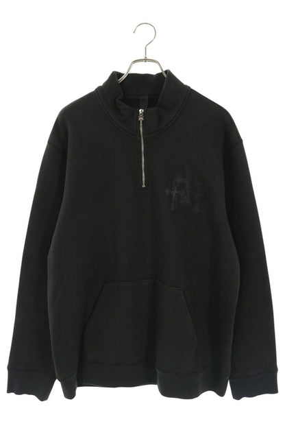 Chrome Hearts GYN U PAPER JAM Half-Zip Patch Hoodie Size L