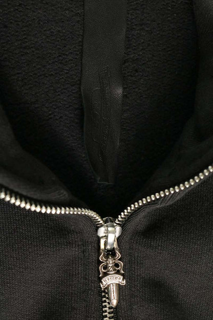 Chrome Hearts GYN U PAPER JAM Half-Zip Patch Hoodie Size L