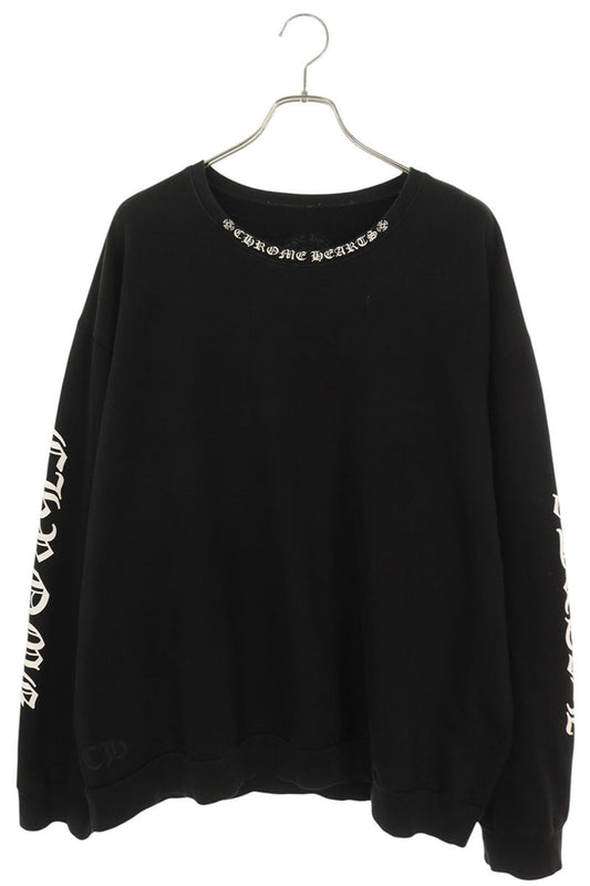 Chrome Hearts SWTSHRT PLVR Neck Print Sweatshirt Size XL