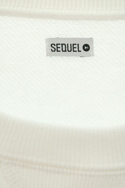 SEQUEL 25AW Santa Cruz Logo Print Sweatshirt White Size M