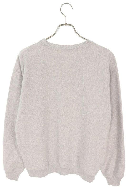 CELINE RY0TY1233 Caleche Logo Sweatshirt Gray/Blue Size XS