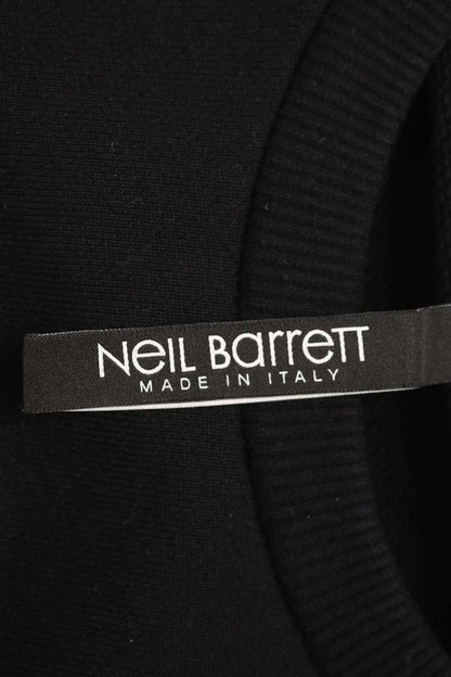 Neil Barrett Thunder Print Crewneck Sweatshirt Black Size M