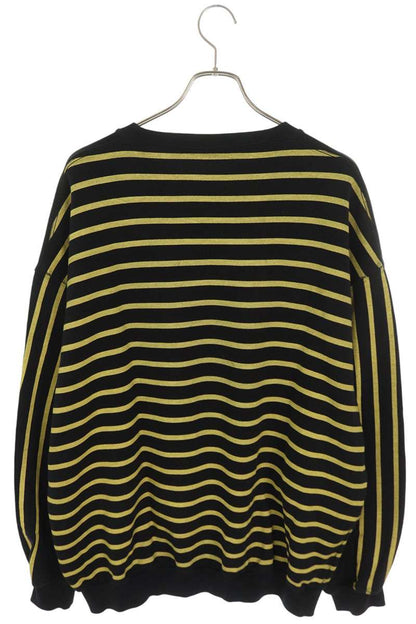 BALENCIAGA HOMME Embroidered Border Print Sweatshirt Size L