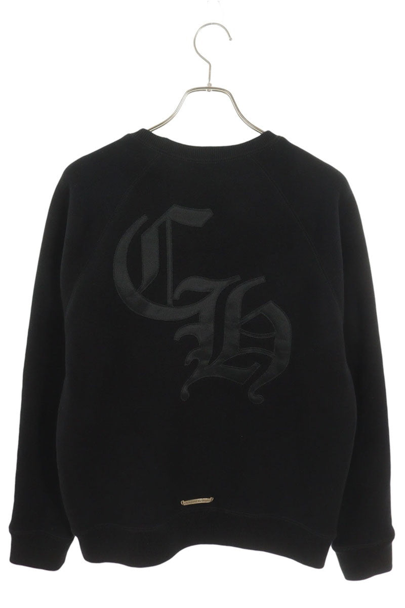 Chrome Hearts 7-11 CREW Back CH Sweatshirt Black Size XS